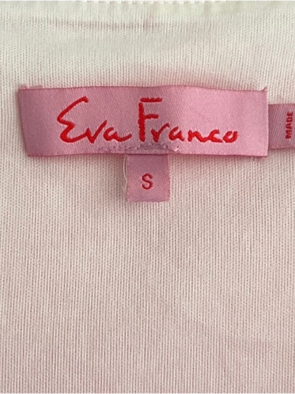 Eva Franco Light Pink/Red Top with Branded Tag
